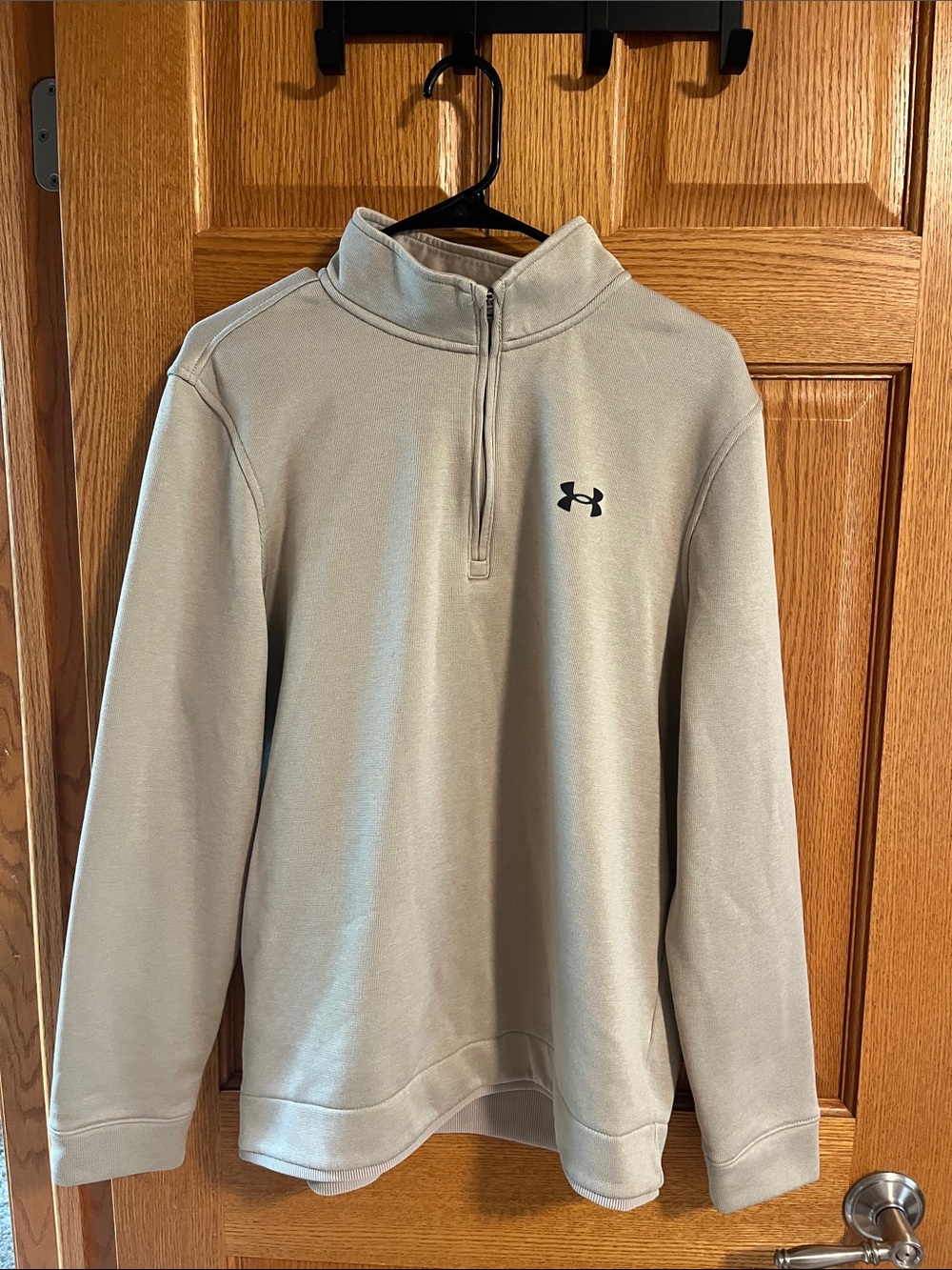 Under Armour Light Gray Men’s Quarter-Zip Performance Pullover